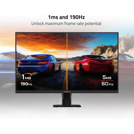 جيجابايت GS27FA شاشة 27 بوصة IPS بدقة Full-HD تردد 180Hz واستجابة 1ms