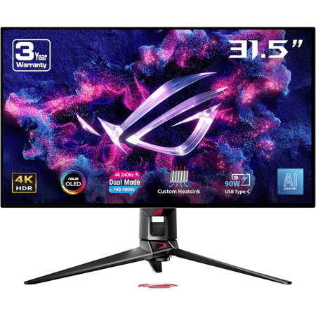 اسوس ROG Swift OLED PG32UCDP شاشة 32 بوصة WOLED بدقة 4K UHD تردد 480Hz