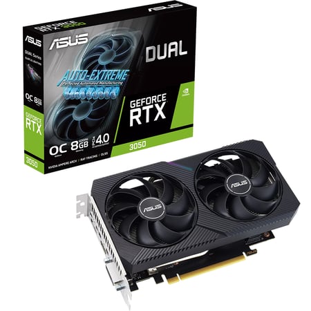 ASUS Dual GeForce RTX 3050 V2 OC Edition 8GB GDDR6