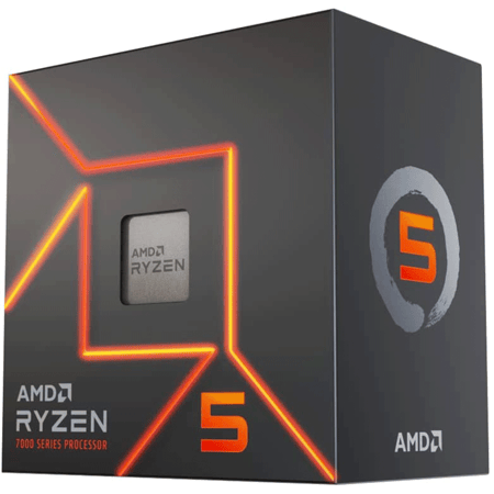 اي ام دي رايزن 5 7500F 6-Core, 12-Thread معالج كمبيوتر مكتبي