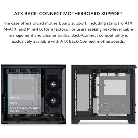ليان لي O11 DYNAMIC MINI V2 Flow كيس بي سي بحجم ATX Mid Tower