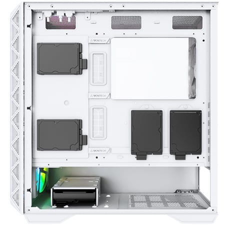 مونتيك AIR 903 MAX كيس بي سي بحجم E-ATX Mid Tower مع 4 مراوح 140 مم