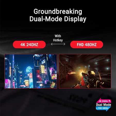 اسوس ROG Swift OLED PG32UCDP شاشة 32 بوصة WOLED بدقة 4K UHD تردد 480Hz