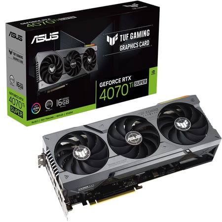 اسوس TUF Gaming GeForce RTX 4070 Ti SUPER 16GB GDDR6X كرت شاشة للالعاب
