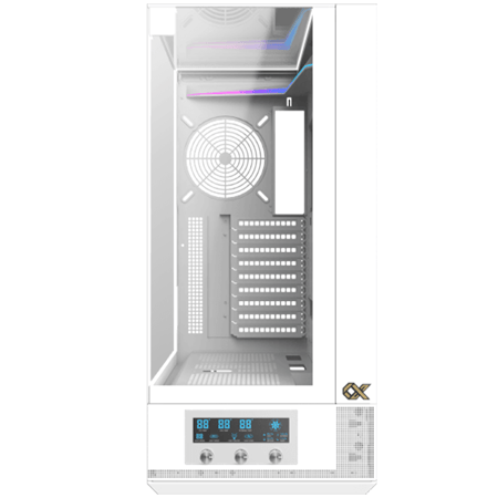زيجماتيك Vision Pro كيس بي سي بحجم E-ATX Mid Tower مع 8 مراوح ARGB