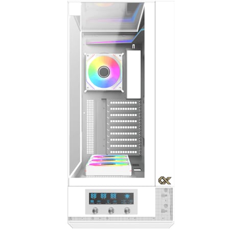 زيجماتيك Vision Pro كيس بي سي بحجم E-ATX Mid Tower مع 8 مراوح ARGB