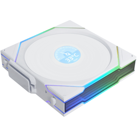 ليان لي UNI FAN TL120 LCD Reverse Wireless طقم 3 مراوح مع متحكم لاسلكي