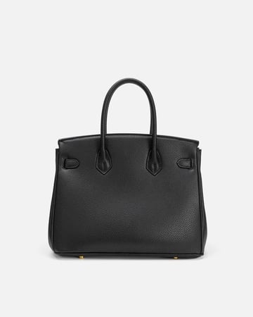 شنطة نسائية بتصميم كلاسيك بلون أسود