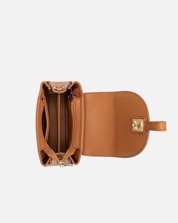 شنطة نسائية أنيقة بلون بني