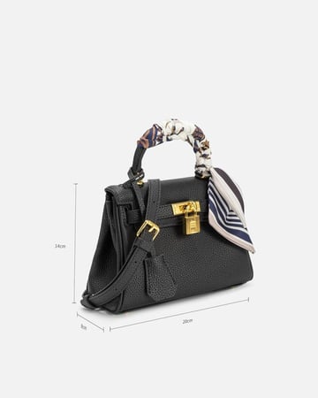 شنطة نسائية من الجلد بتصميم أنيق