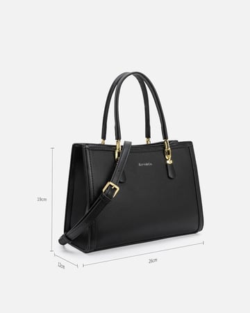 شنطة نسائية واسعة من الجلد