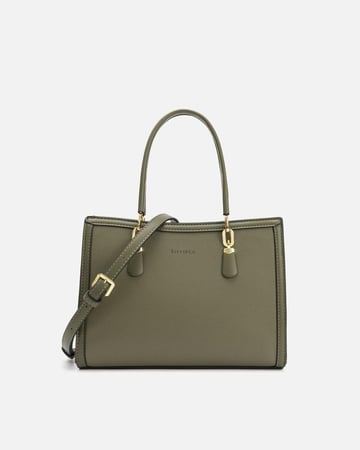 شنطة نسائية واسعة من الجلد