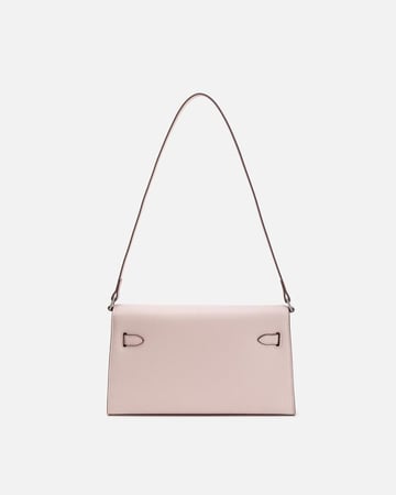 شنطة نسائية بتصميم أنيق بلون وردي