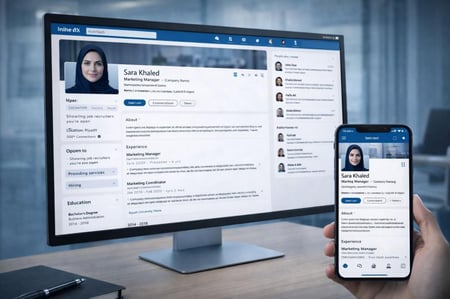 انشاء حساب لينكدان