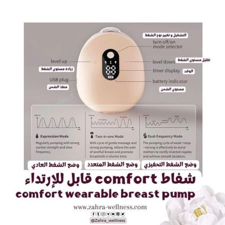 شفاط comfort قابل للارتداء