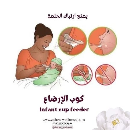كوب الإرضاع  infant cup feeder