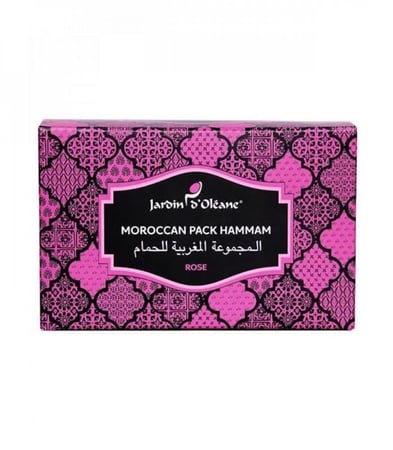 حمام بخار باستخدام الصابون المغربي بالورد وقناع الغاسول