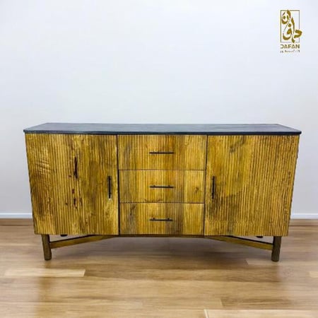 بوفية هندي خشب طبيعي