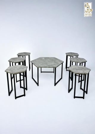 طقم طاولات كنب 1+6