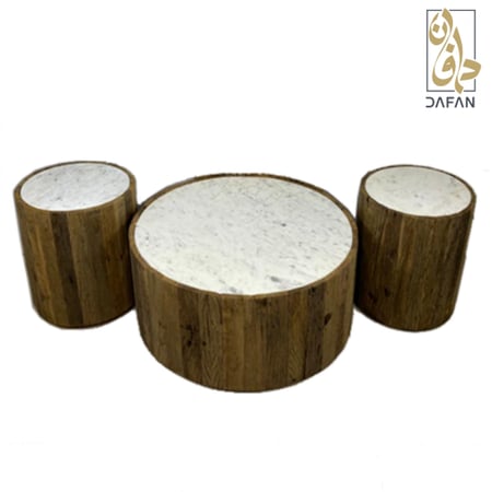 طقم طاولات قهوة هندي يدوي فخم