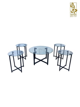 طاولات زجاج دائرية