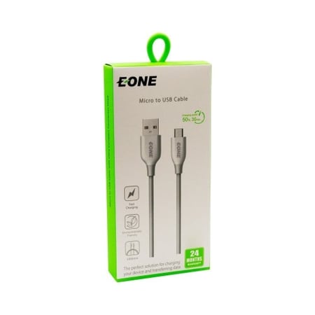 كابل شحن ميكرو  ومزامنة بيانات من Type-C إلى USB أبيض