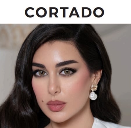 عدسات ياسمين صبري من لينس مي - لون كورتادو Cortado - زكي للبصريات