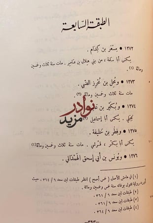 الطبقات 2/1 ابن الخياط