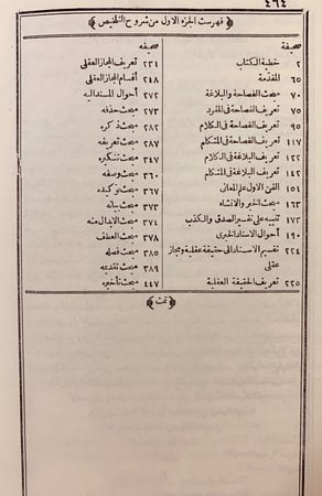 175-شرح تلخيص المفتاح من مختصر التفتازاني على تلخيص المفتاح 4/1(شروح التلخيص)تجليد اركان
