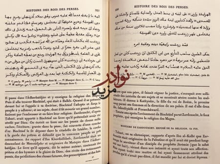 غرر اخبار ملوك الفرس وسيرهم حجم كبير هامش/الثعالبي