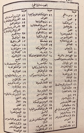 19-دليل الحج/كوكب الحج/مشعل المحمل/مشاهداتي بالاراضي الحجازية/اسرار الحج/ارشاد الزمرة لمناسك الحج والعمرة