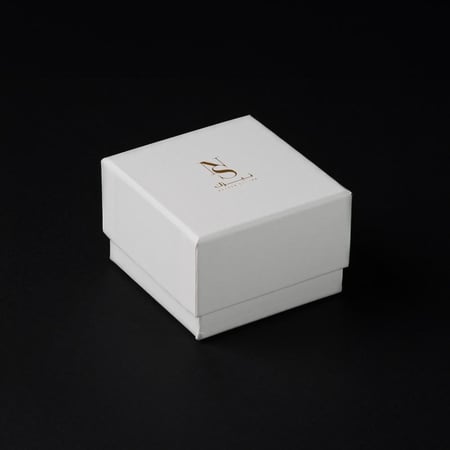 خاتم فضة رجالي ملكي مخالب - أبيض مشجر