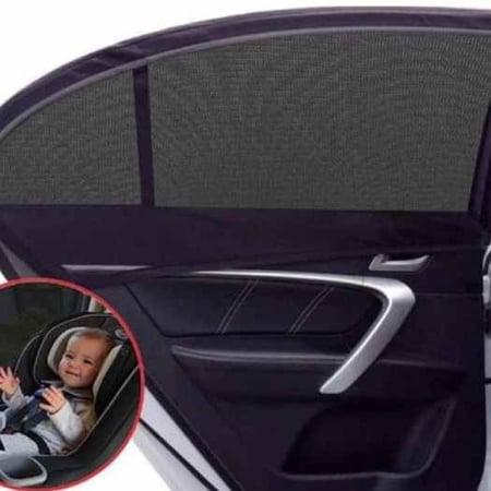 شماسة سيارة جانبية قماشية قطعتين سهلة التركيب والحماية