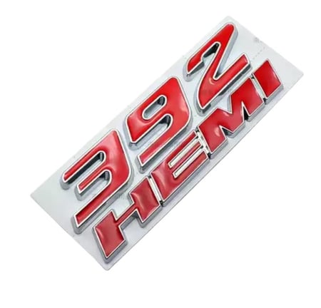 ملصق شعار هيمي علامة رفرف HEMI 392 , ملصقات سيارات جيب دودج ram1500