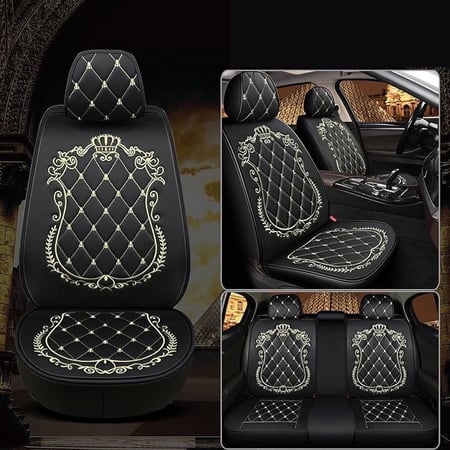 أغطية مقاعد السيارة الجلدية تناسب معظم السيارات
