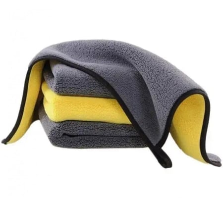 12 قطعة-مناشف مايكرو فايبر لغسيل وعناية السيارة مقاس 40*70 .