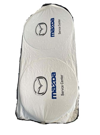 شماسة سيارات مدور -شعار مازدا