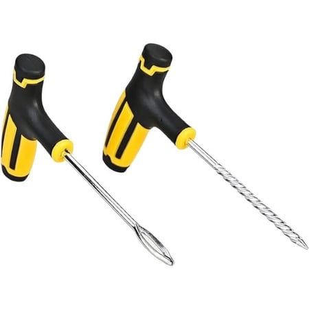 مجموعة اصلاح كفرات السيارات تيوبلس,طقم اصلاح بنشر الطوارئ 8 قطع