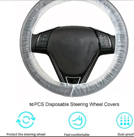 10 قطع  تلبيسة دركسون شفاف - لمسات سيارتي