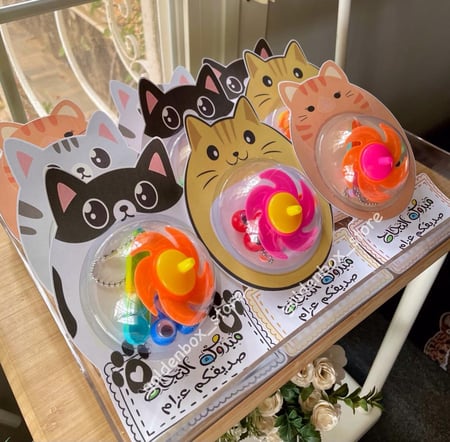 توزيعات اطفال بأشكال حيوانات