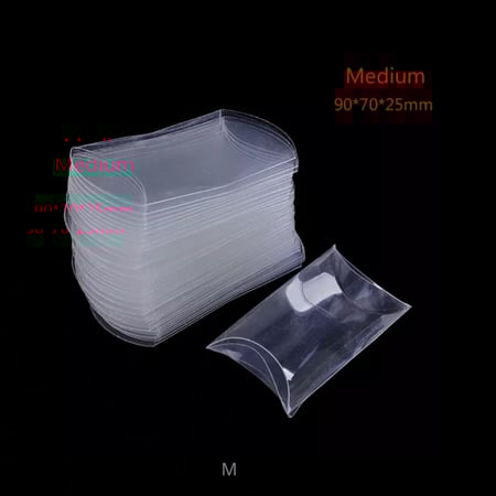 علب توزيعات بلاستيك شفاف