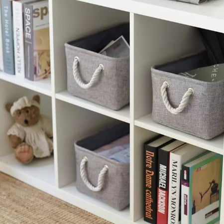 سلة تخزين قابلة للطي