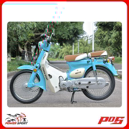 دراجة نارية كلاسيك شبيه الهوندا 110 لون ازرق - WS110