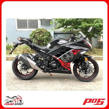 دراجة نارية 250CC موديل 2026 لون اسود بأحمر