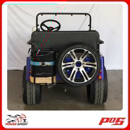 سيارة ميني جيب 4 عجلات 150CC - لون ازرق - Mini Jeep :  G7-07