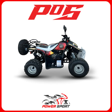دباب تايوان باورسبورت 4 كفرات لون أسود - 100cc