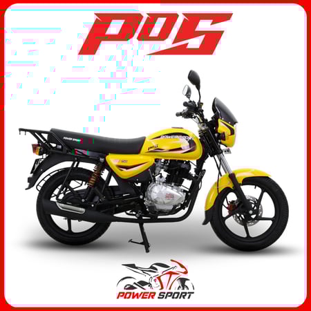دراجة نارية بوكسر باورسبورت BM150cc 2026 لون اصفر BOXER