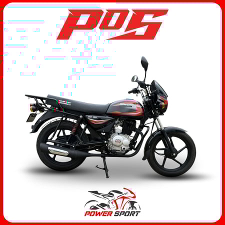 دراجة نارية بوكسر باورسبورت BM150cc 2026 لون أسود مع أحمر BOXER