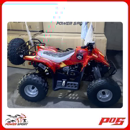 دباب تايوان باورسبورت 4 كفرات لون احمر - 100cc