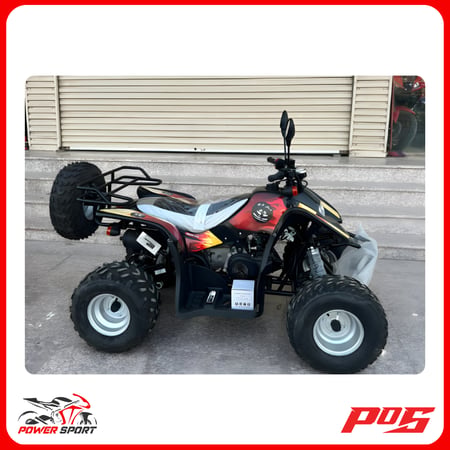 دباب تايوان باورسبورت 4 كفرات لون أسود - 100cc